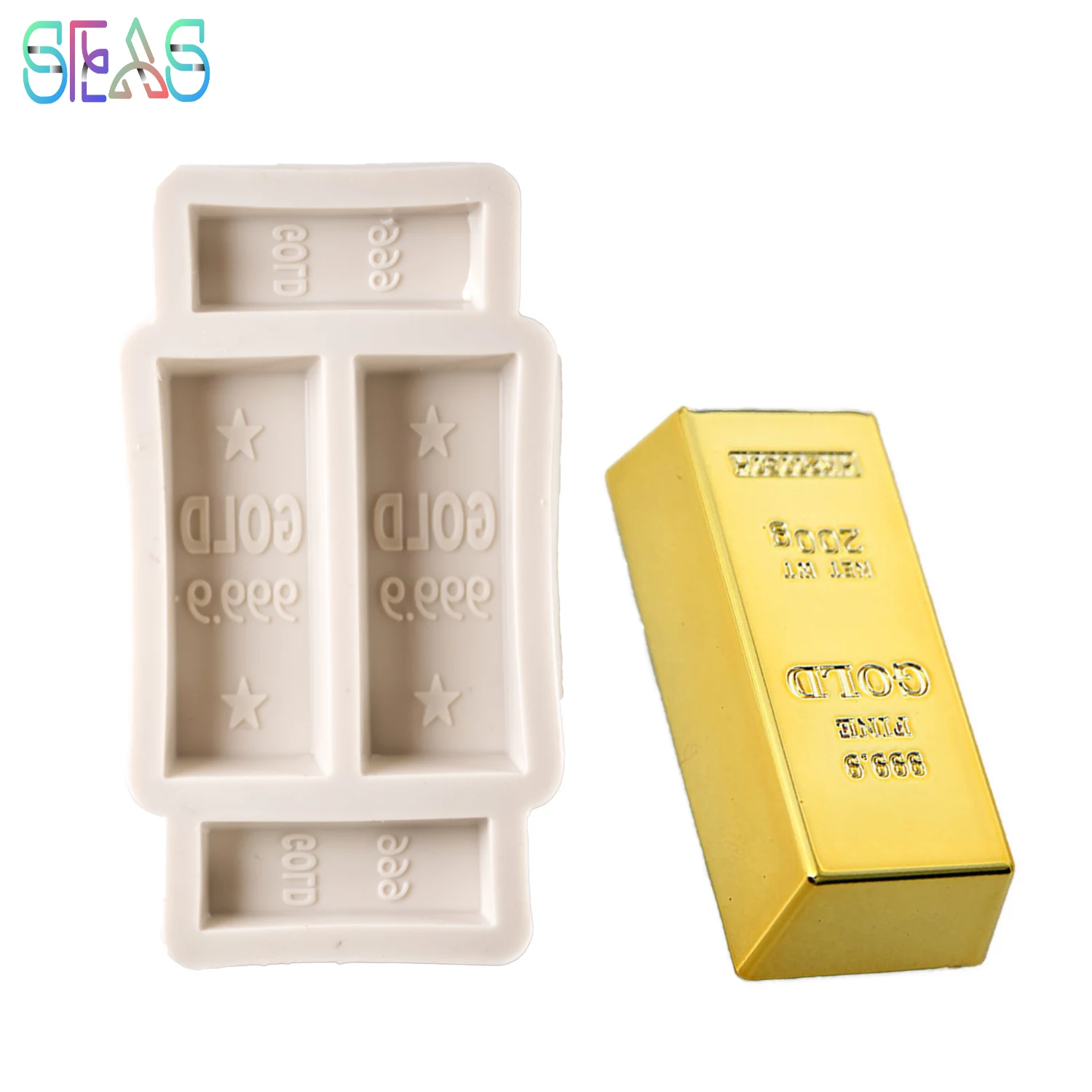 

Resin Molds Cake Dessert Silicone Molds 999 Gold Bars Pastry Silicone Molds Chocolate Cake Molds Bakery Accessories