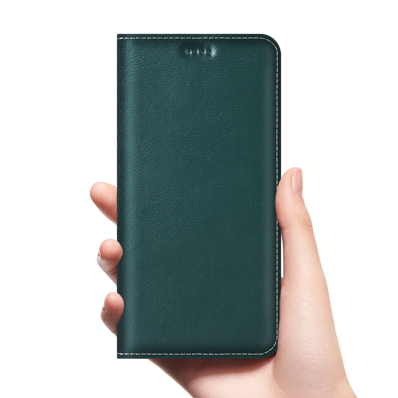 Модный чехол из натуральной кожи Магнитный для Ulefone Armor 7/Ulefone 6 телефона со слотом