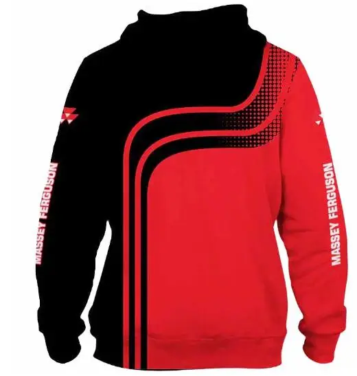 

Spring&Autumn New Massey Ferguson Logo 3D Printing Men's Hoodie Zip Sweatshirt Casual Pullover Oversized Harajuku Hooded Jacket