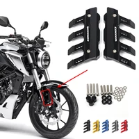 motorcycle front fender side protection guard mudguard sliders for honda hornet cb1000r cb 1000r accessories universal
