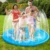 100/170 см детский игровой коврик для воды игрушка для игр на открытом воздухе Газон для детей Летний детский бассейн для удовольствия брызг воды Подушка Мат игрушки - изображение