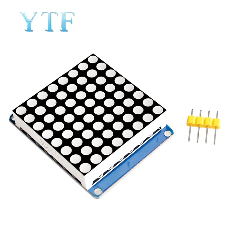 

1.2 inch 8X8 8 * 8LED dot matrix display modules with red tape drive I2C interface chip