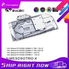Блок водяного охлаждения Bykski GPU для MSI RTX 3090 3080Ti 3080 GAMING X TRIO, система охлаждения жидкости графической карты, N-MS3090TRIO-X