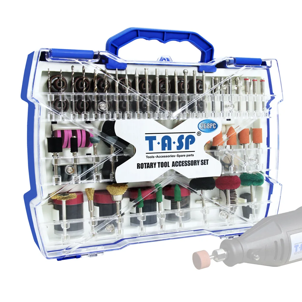 Online Jogo De Acessórios Para Mini Retífica Esmeril Com Maleta 268 Peças