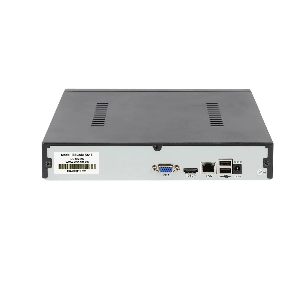 Сетевой видеорегистратор ESCAM K616 NVR HD 1080P 16CH H.264 HDMI совместимый/VGA видеовыход