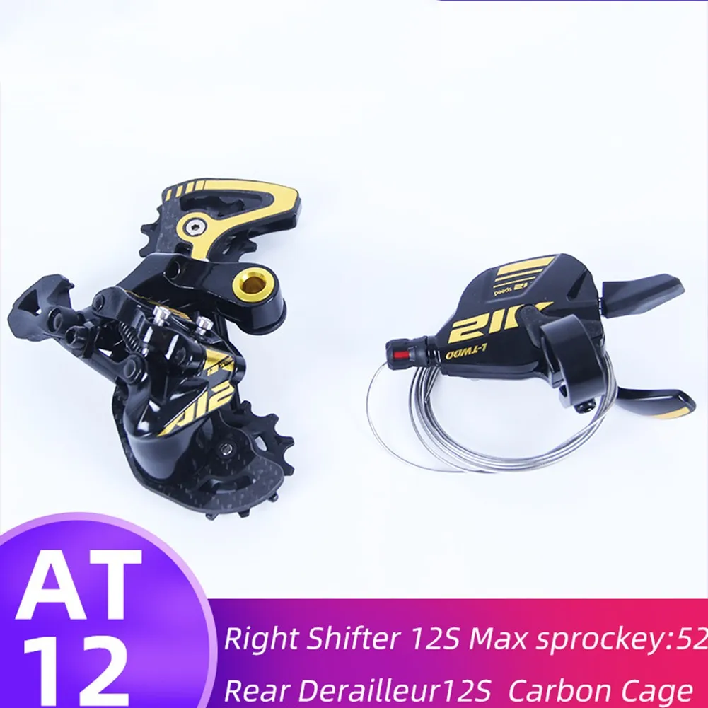 

LTWOO AT12 MTB 12 Speed Derailleur GROUPSET 12S Front & Rear Shifter Groupset 50T/52T Cycling Shift Replacement Accessory