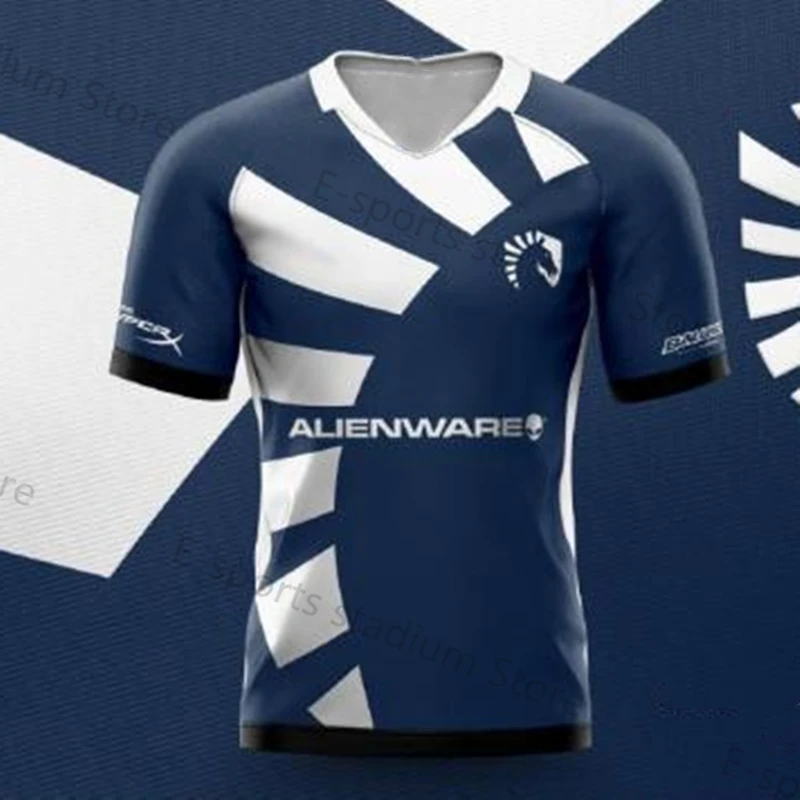 DOTA2 командные футболки жидкие командная Униформа TL игровая LOL League для фанатов