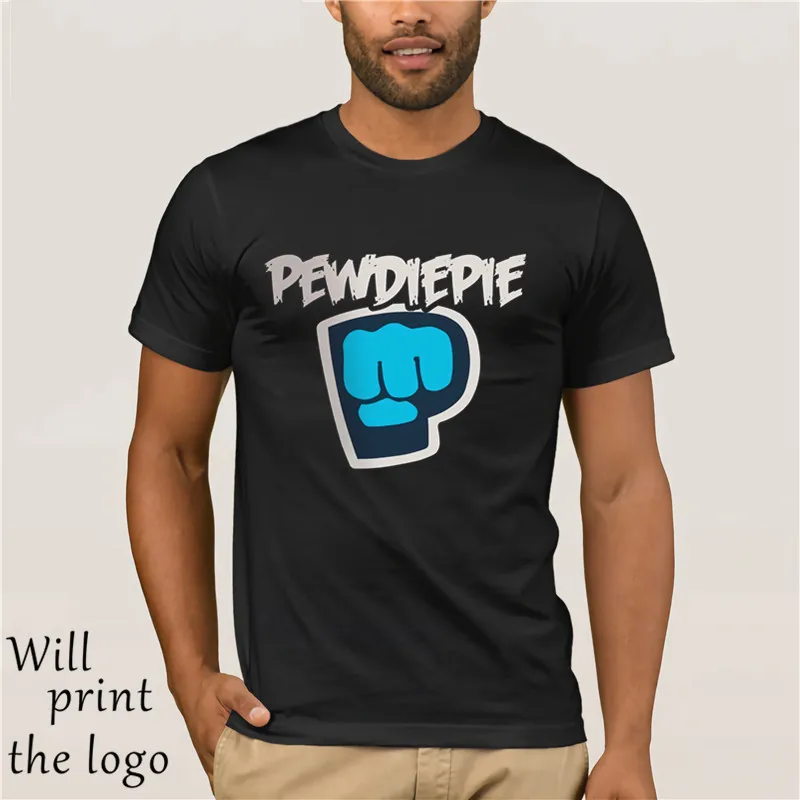PEWDIEPIE BROFIST ФУТБОЛКА ВДОХНОВЛЕННЫЙ youtuber взрослых детей размеры футболки крутая