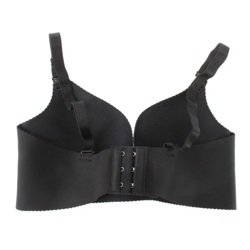 

Lady Sexy Solid Color Bra Women Push Up Bra Deep V Sexy Brassiere Underwear Seamless Female Wire Free Bras 2018 New Arrival