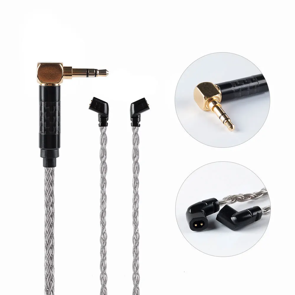 Горячее предложение! Распродажа! HiFiHear 16 Core посеребренный серебряный кабель MMCX/2Pin разъем 4,4/3,5/2,5 мм для V90 ZS10 PRO CCA C16 C12 QT5