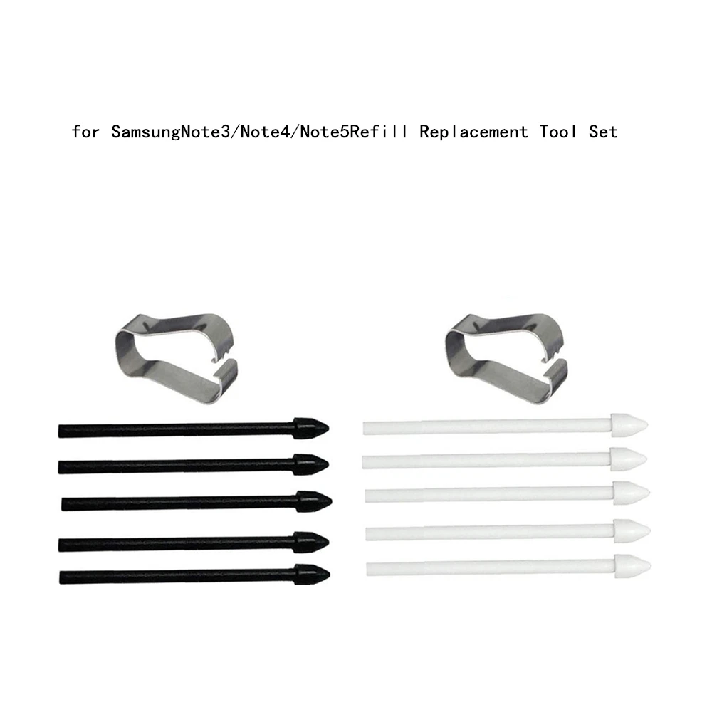 

Suitable For Samsung Note3 Note4 Note5 Note 3 4 5 Refill Replacement Tool Set Replacement Nib For S Pen Black White