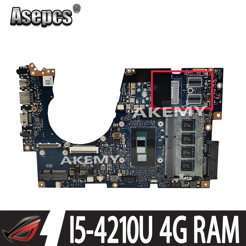 Asepcs UX303LA материнская плата для ноутбука For Asus UX303LB UX303LN UX303L UX303 тест оригинальная 4G