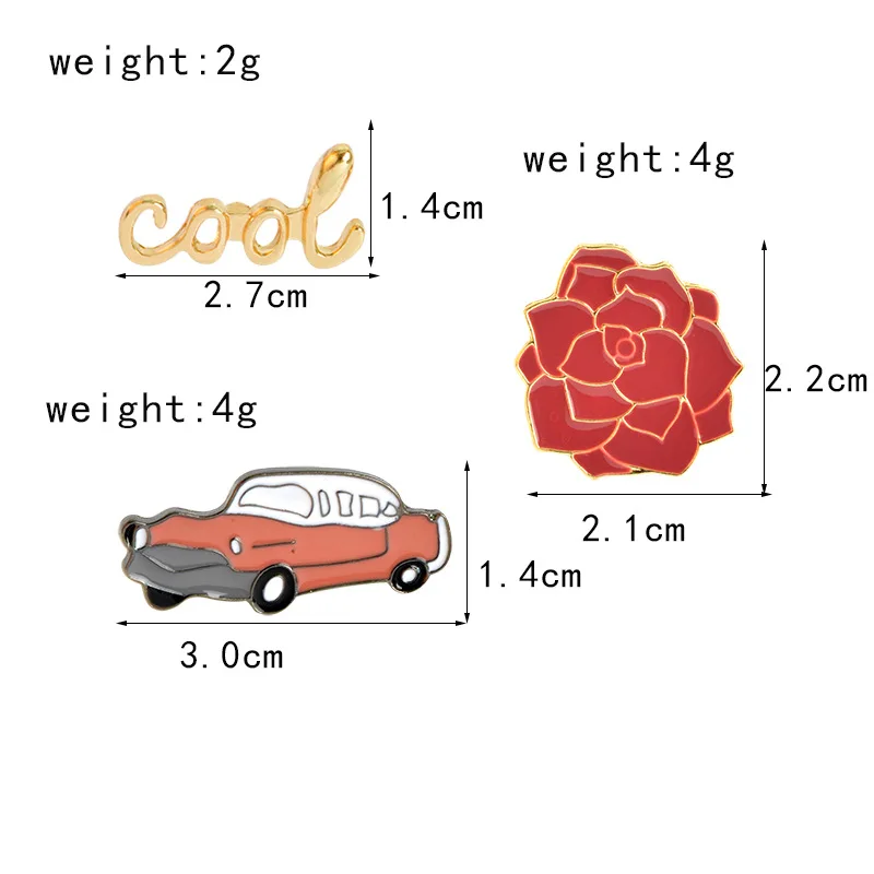 3 Pce/комплект Металлическая Булавка С буквенным значком христианская
