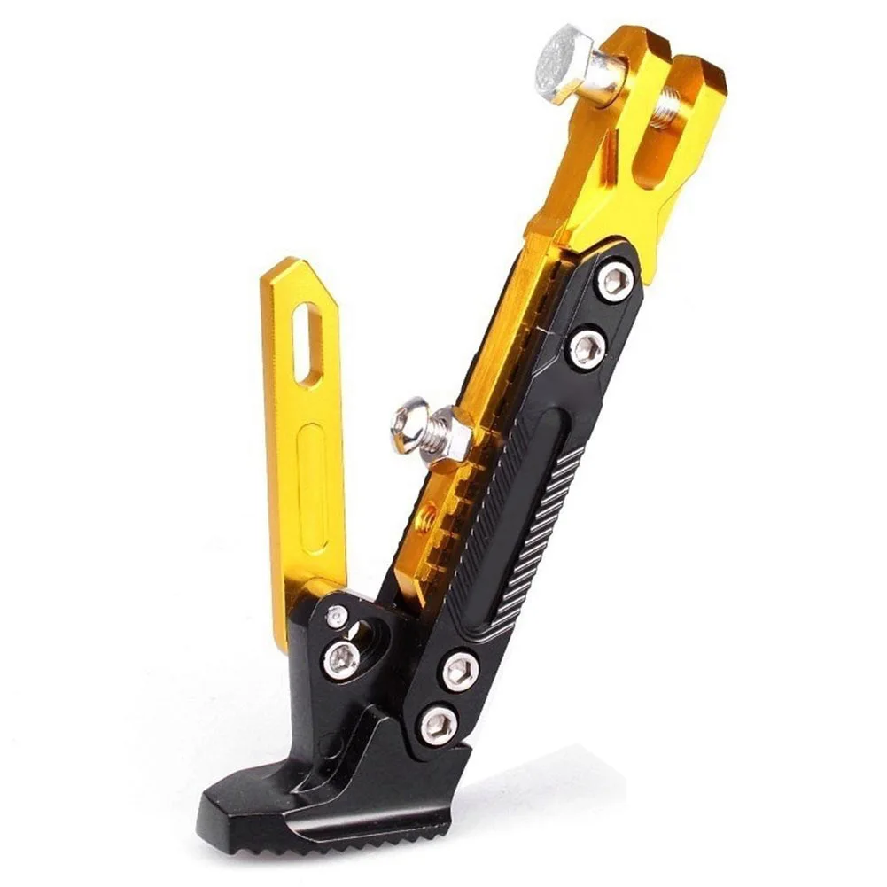 Мотоцикл Kickstand Регулируемая ножная Боковая поддержка стояночный столик для зарядное устройство для электрического мотоцикла универсальный