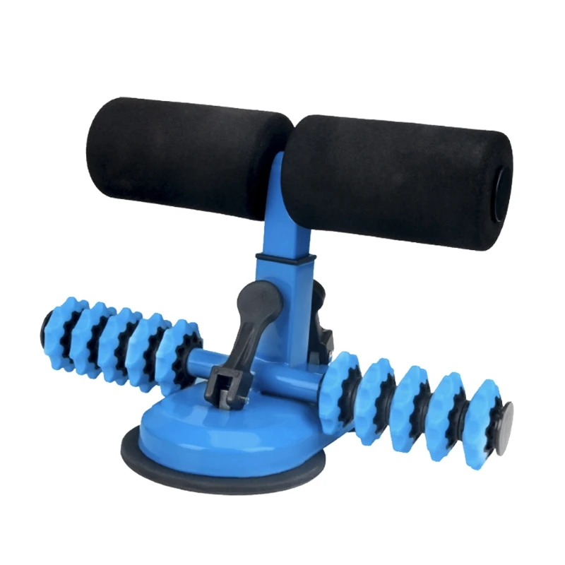 

Adjustable Sit Up Bar Exerciser with Massage Roller Sit Up Aid Fitness Equipment H4GF