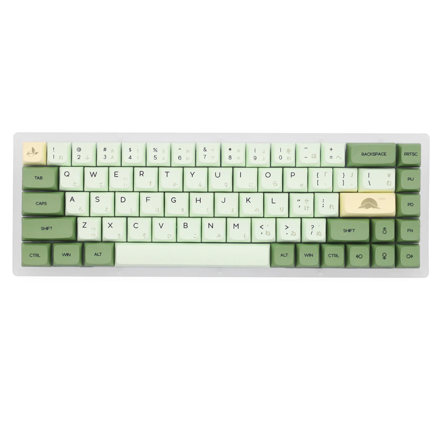 Набор клавиш с зеленым чаем маття XDA V2 набор толстых PBT для клавиатуры gh60 покер 87 tkl