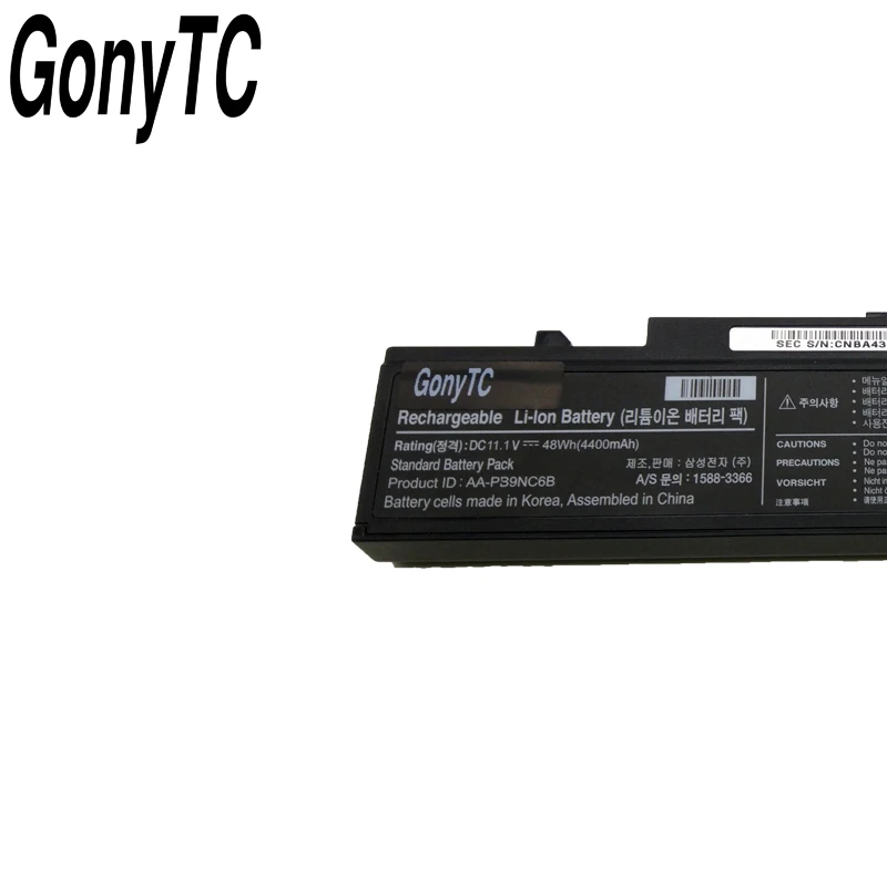 Оригинальный аккумулятор для ноутбука Samsung AA PB9NS6B PB9NC6B R580 R540 R519 R525 R430 R530 RV511 RV411 RV508