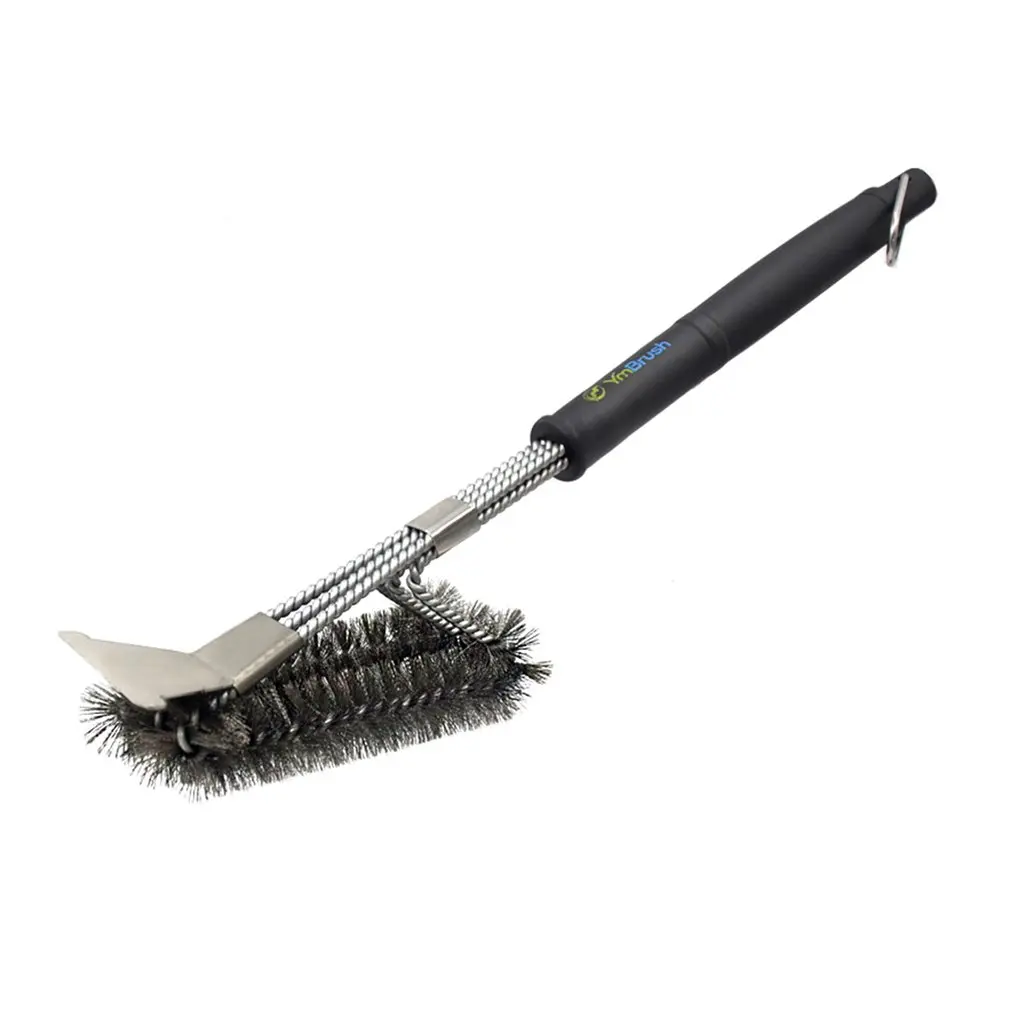 Щетка для гриля барбекю щетка инструмент очистки проволочной щетиной из
