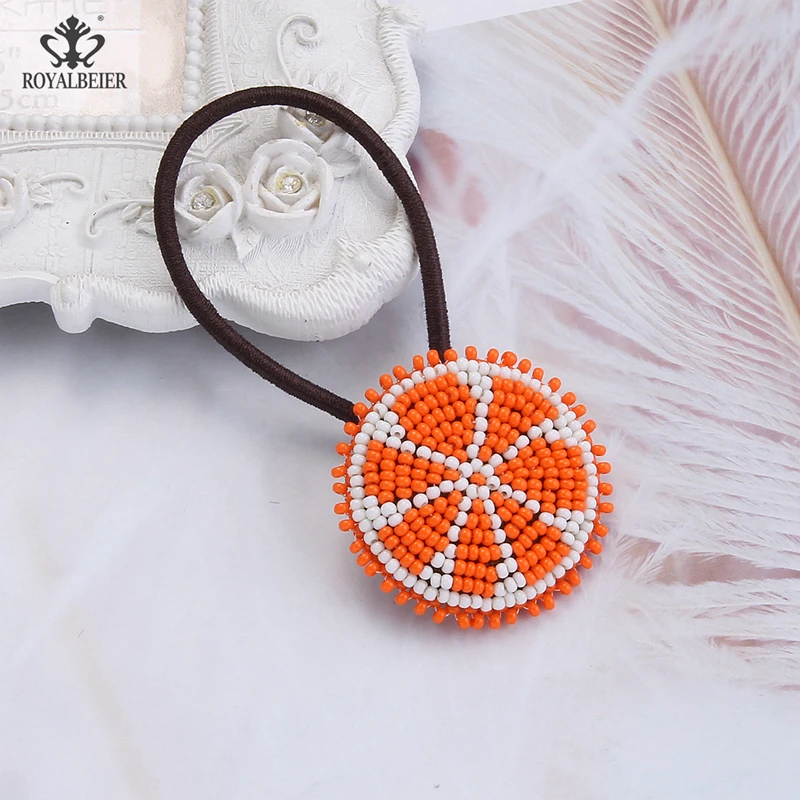 Женское кольцо для волос ROYALBEIER Детские эластичные ободки мандалы с бусинами