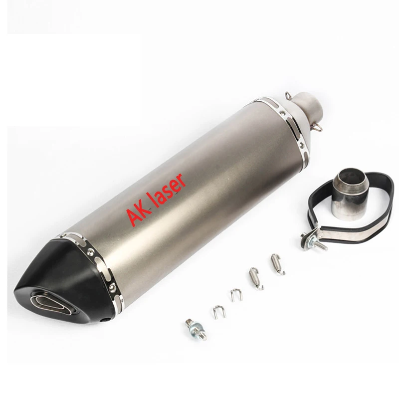 51 мм универсальный глушитель выхлопной трубы мотоцикла труба мото велосипед ямы