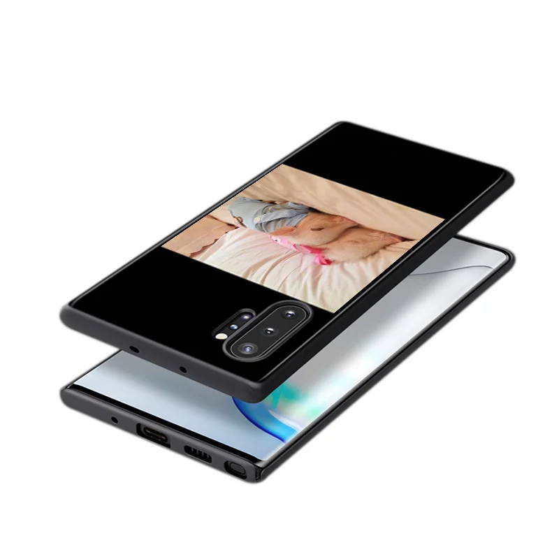 

Cute Pink Piggy For Samsung Galaxy Note 20 10 9 8 S21 S10 S10E S9 S8 S7 Ultra Lite Plus Pro 5G Black silicone soft Phone Case