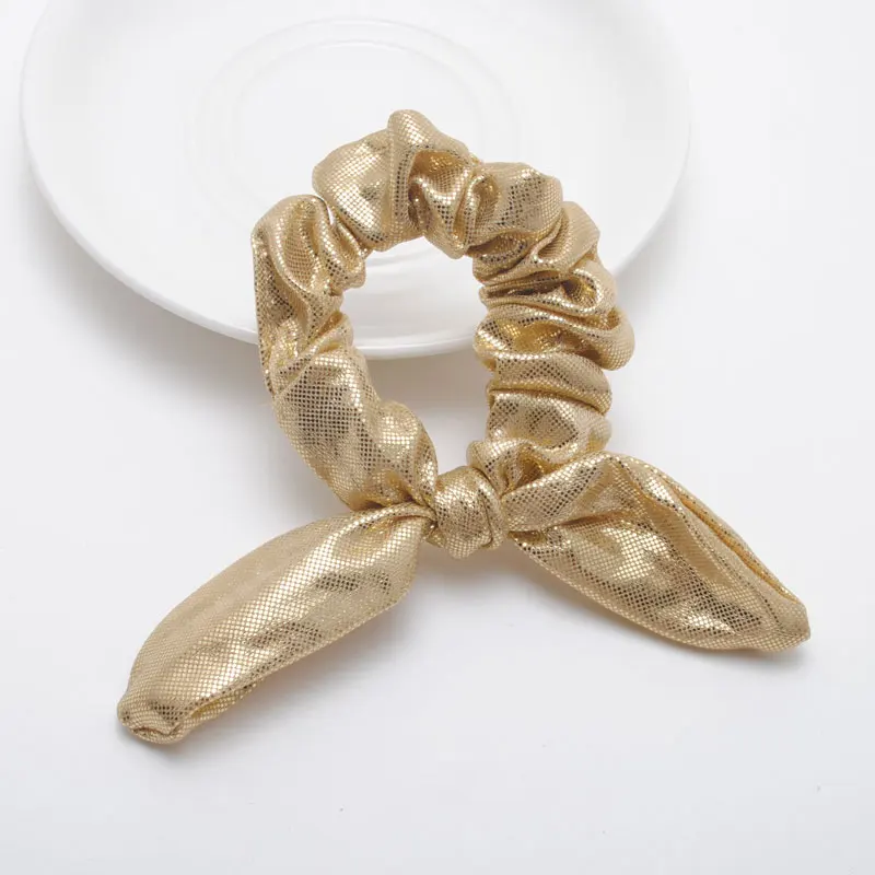 6 шт., новинка, женские резинки для волос, для девушек, конский хвост, держатель для волос, женские эластичные резинки для волос, аксессуары для волос, подарок - Цвет: Gold