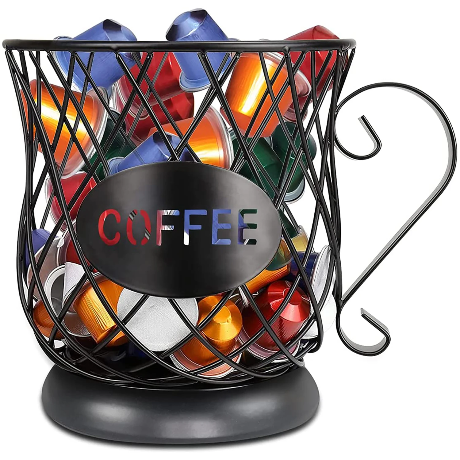 

K Cup Holder Large Capacity Keurig Espresso Coffee Pod Holder Organizer for Counter Coffee Bar Coffee Pod Capsule Storage