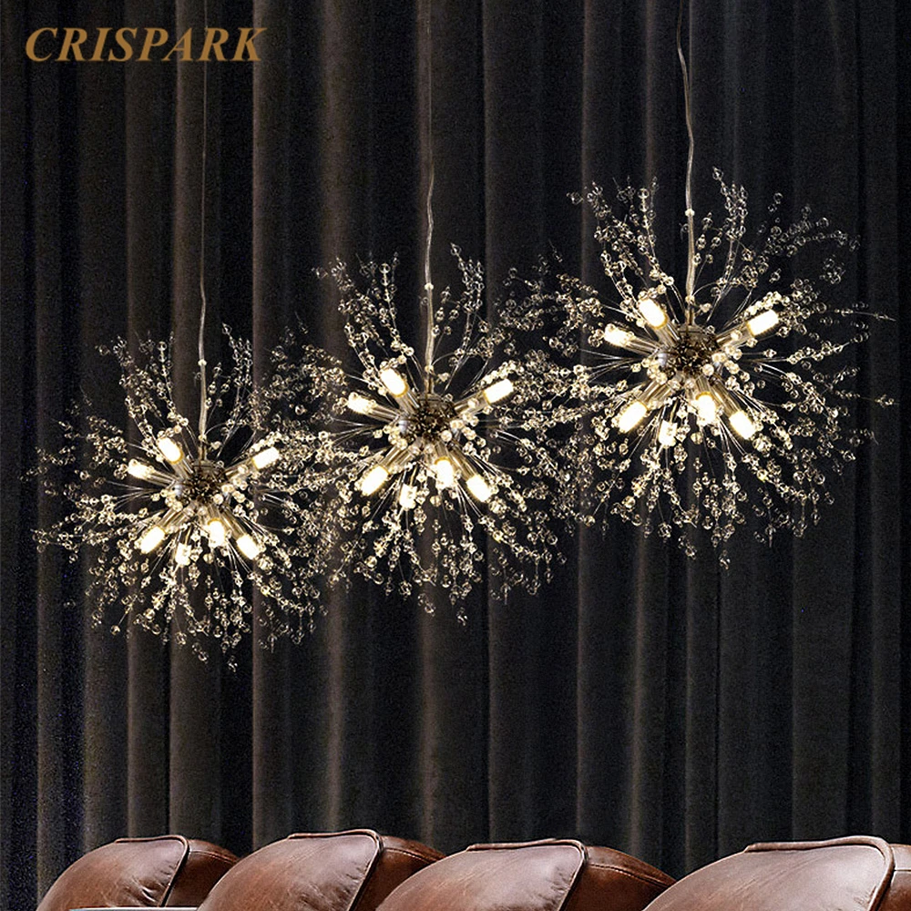 Современная люстра в виде одуванчика и звезд светильник светодиодсветодиодный