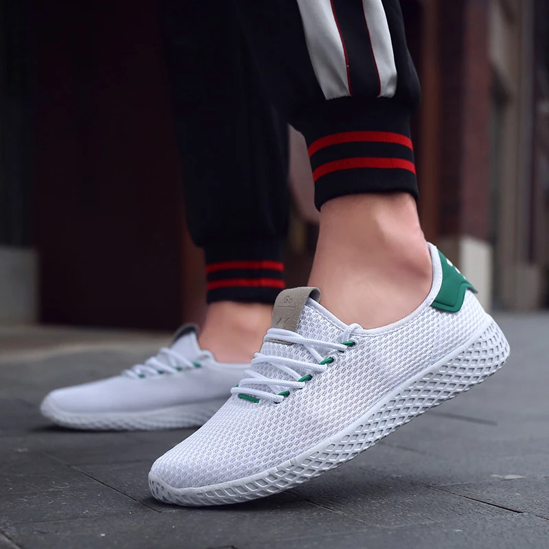2020 Sale Lightweight Men Sneakers Fashion Casual Shoes Breathable White DKRUCAK Zapatillas Hombre Zapatos De | Обувь