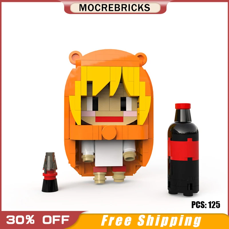 

Экшн-фигурка Moc Dry girl Little bury из аниме, конструктор для сборки кирпичной кладки, куклы, модель, детские игрушки, подарки