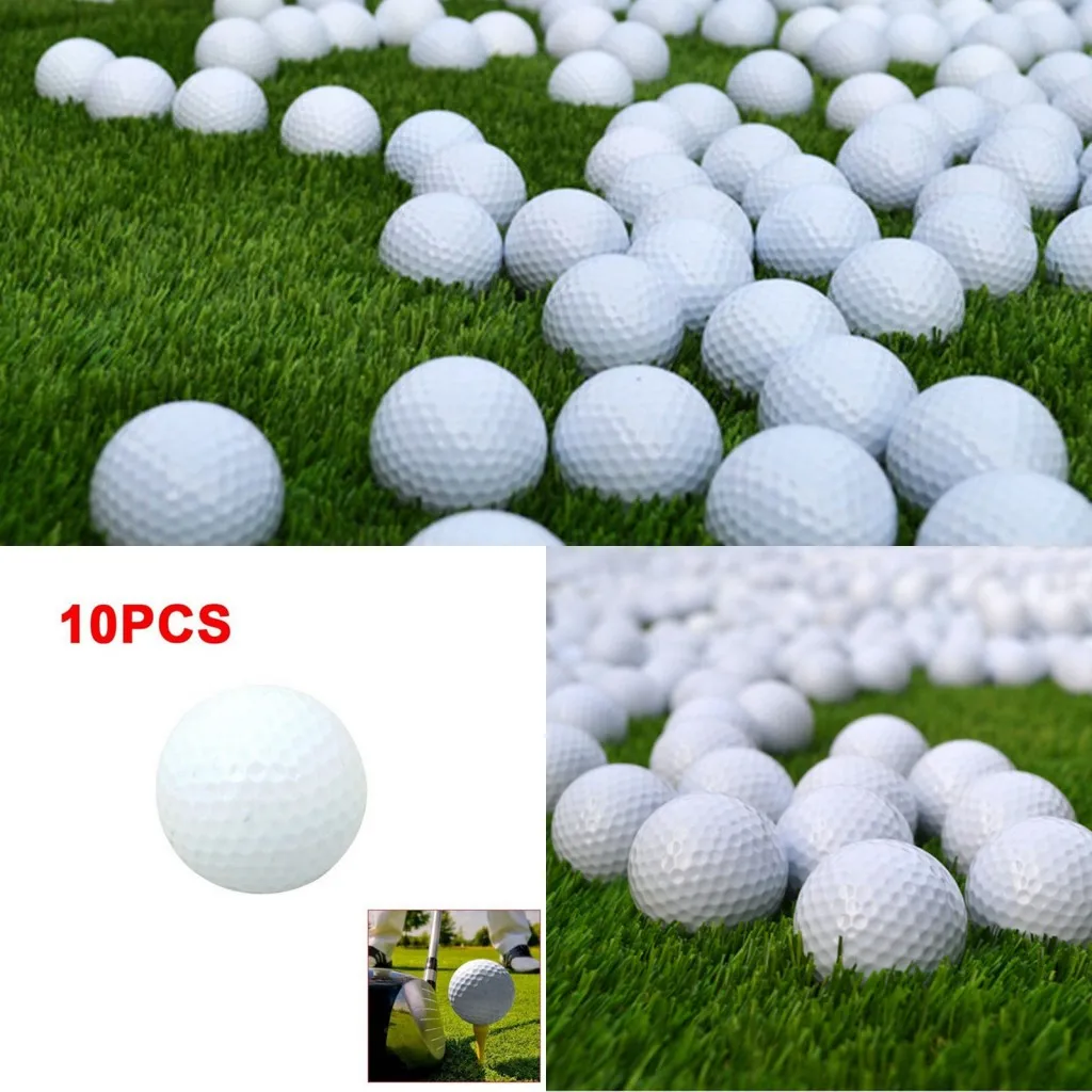 S Outdoor Sports White Pu Foam Golf Ball Indoor Outdoor Prac