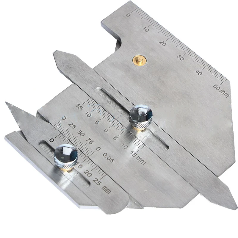 Линейка сварочного контроля из нержавеющей стали HJC60 калибровочный сварочный