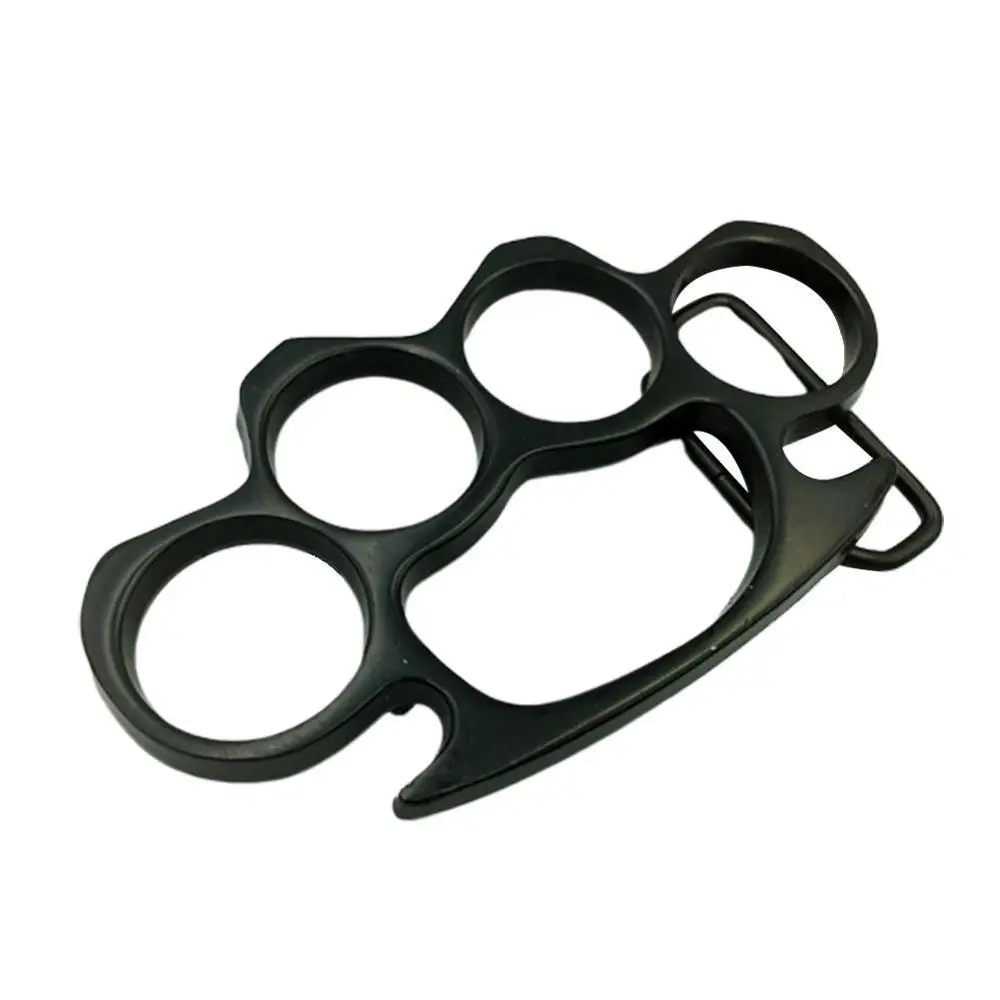 Черный ремень пряжка Готическая нержавеющая сталь Уличная Стиль Модные мужские