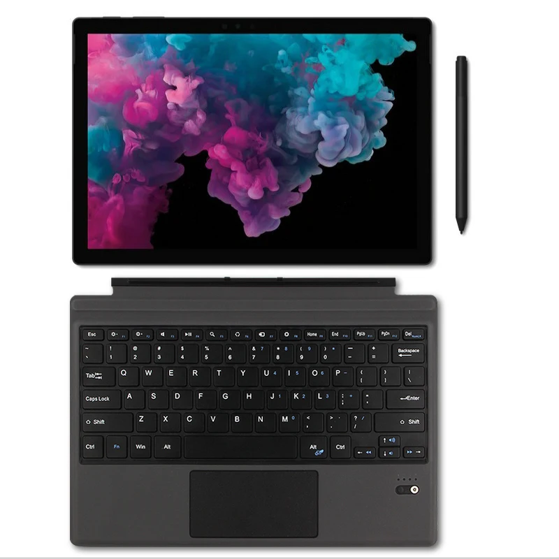 Клавиатура для microsoft Surface Pro 6 5 4 Pro5 Pro4 Bluetooth клавиатура чехол Беспроводная мышь планшет ноутбук компьютер 12,3"