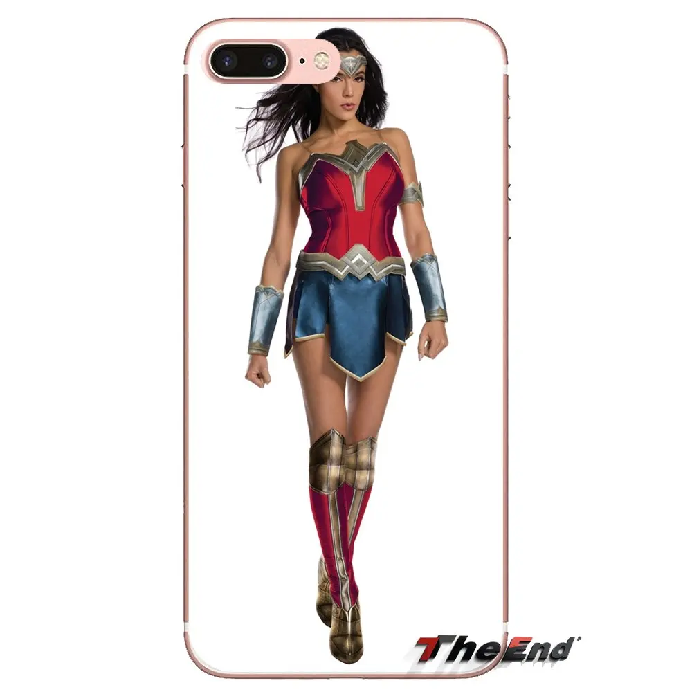 Мягкие прозрачные чехлы в виде ракушки Wonder Woman для Xiao mi 6 A1 Max x 2 5X 6X Red Note 5 5A 4X 4A A4 4 3