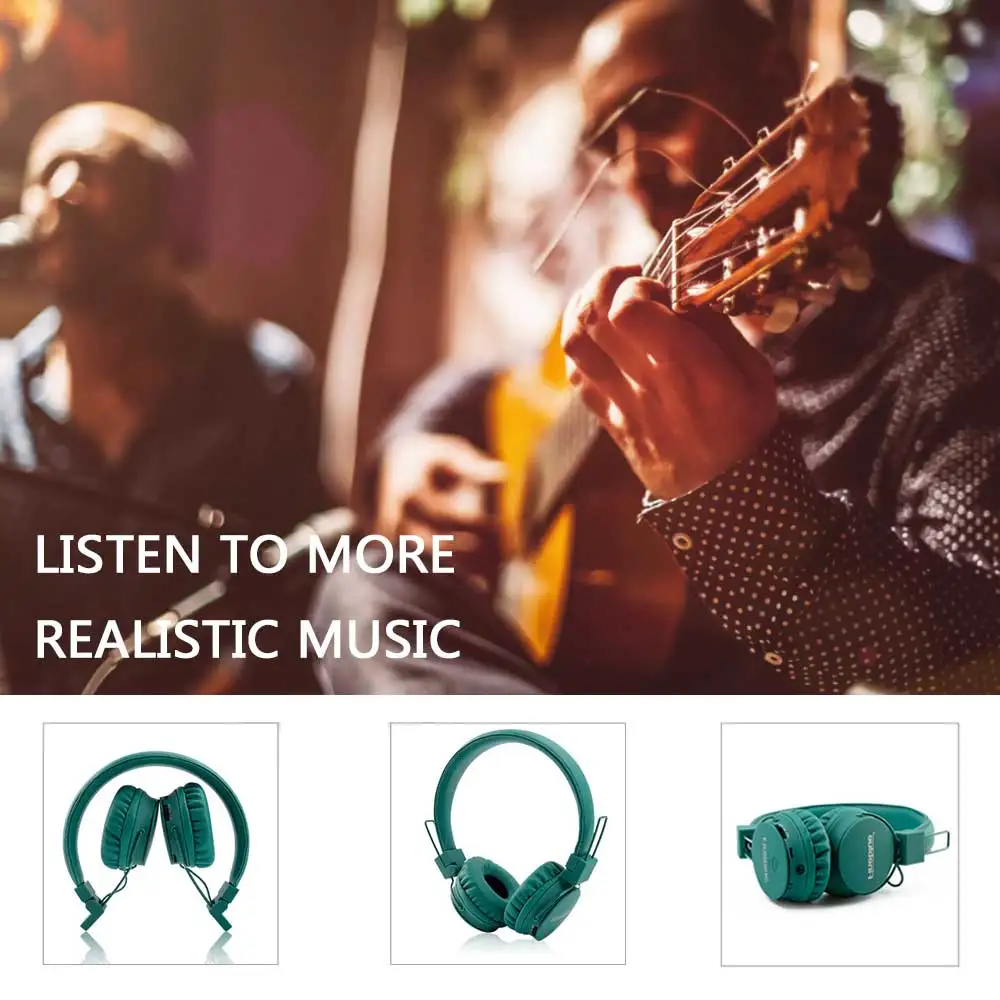 Складная Bluetooth гарнитура стерео Mp3 Беспроводные наушники с поддержкой sd карты