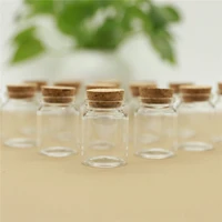 12pcslot diy mini storage bottles jars 3750mm 30ml test tube tiny glass bottle with cork spice jar container