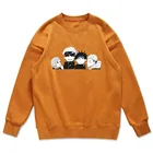 Толстовки с мультяшным принтом Gojo Satoru, мужские толстовки с принтом ююютсу кайсена, модная одежда в стиле Харадзюку, мужская толстовка с японским аниме