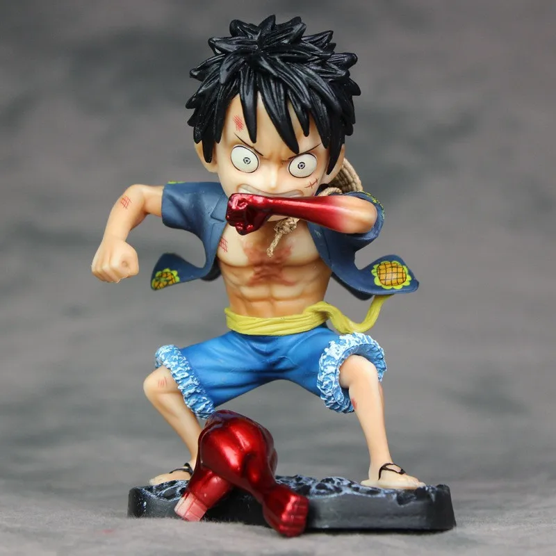 

Цельный Luffy Gear 4 Q, стоячий вер. Экшн-фигурки из ПВХ 2 д3y OP Luffy Zoro Sanji, Коллекционная модель 13 см