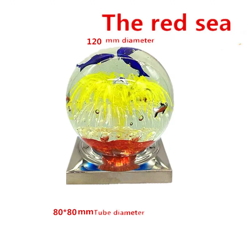 Квадратный хрустальный шар из нержавеющей стали 304 соединительный поручни для