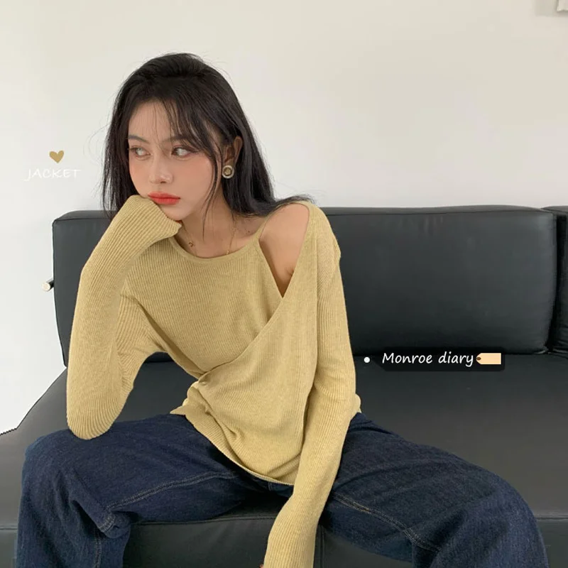 

Осень 2021, зимний свитер, женские топы, вязаный пуловер, женская мягкая теплая толстая верхняя одежда