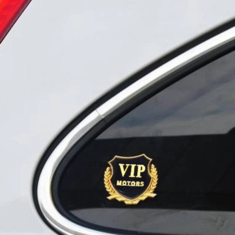 3D Металл VIP автомобиль автомобильные наклейки Логотипы 2 шт. для Volkswagen VW Polo Golf 4 6 5 7
