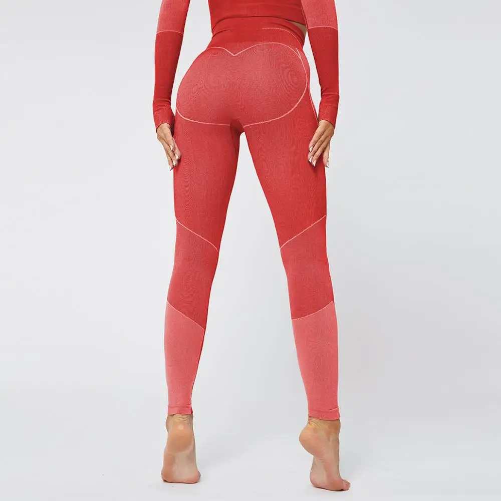 

Women yoga sets sport high waist gym pants seamless yoga pants leggings