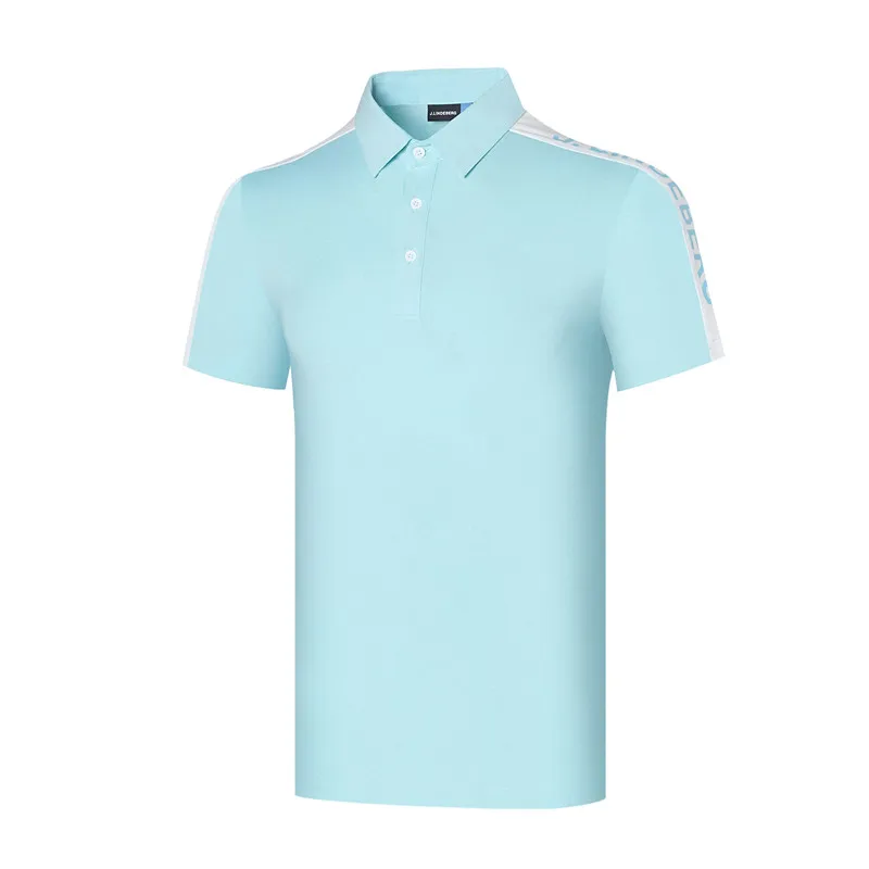 

New J.L Men's Golf Leisure Sports T-shirt Breathable and Sweat-absorbent Short Sleeve Free Shipping Three Colors Available