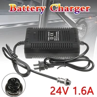 dc 24v 1 6a electric bicycle charger battery charger adapter for electric car bicycle bike scooters