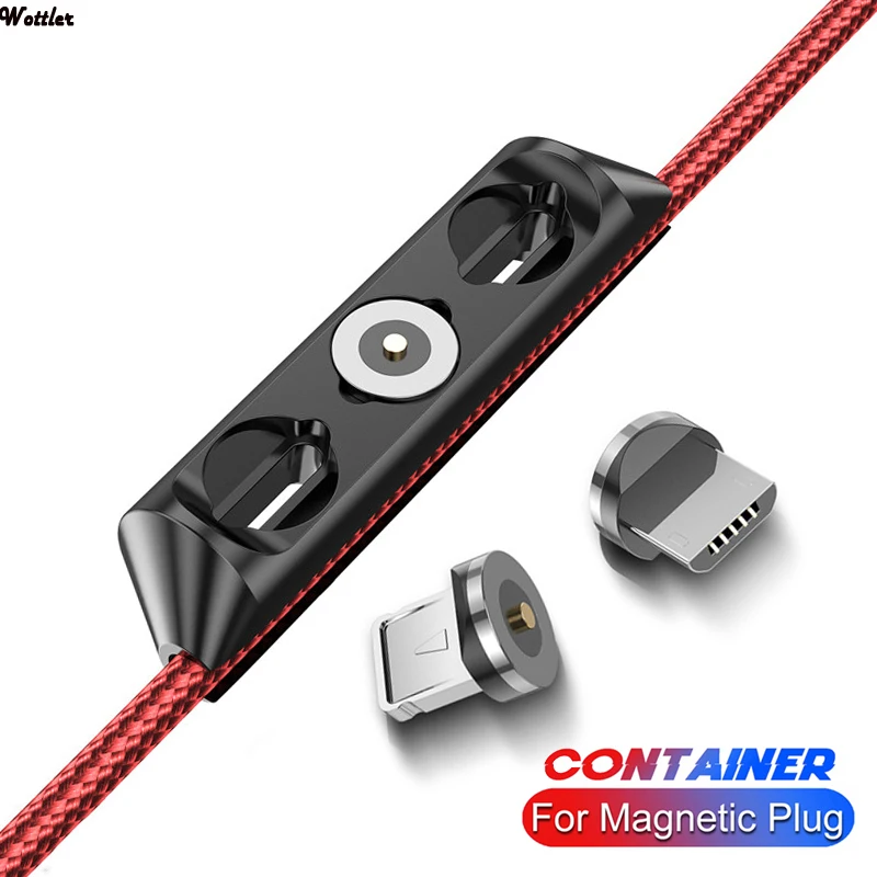 Универсальные магнитные заглушки для кабеля пулевые с разъемом Micro USB типа C |