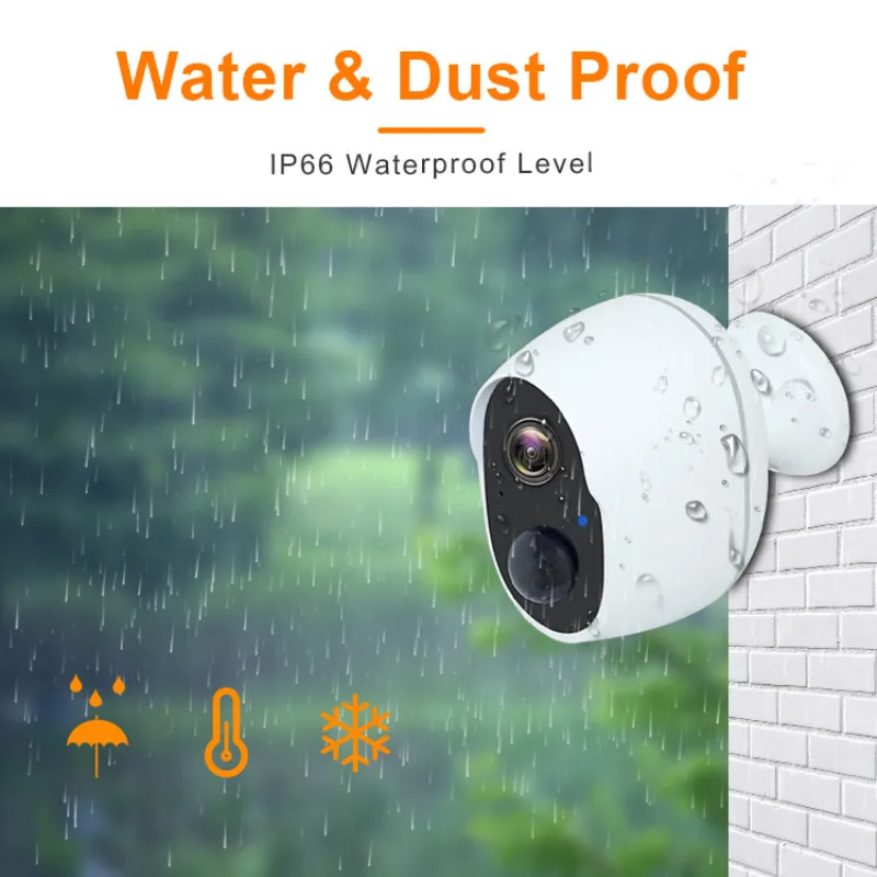 

NEW Intelligent WIFI Camera Wire Free Outdoor Security Camera Rechargeable Battery Wireless IP Cam 1080P Wifi IP Camera PIR