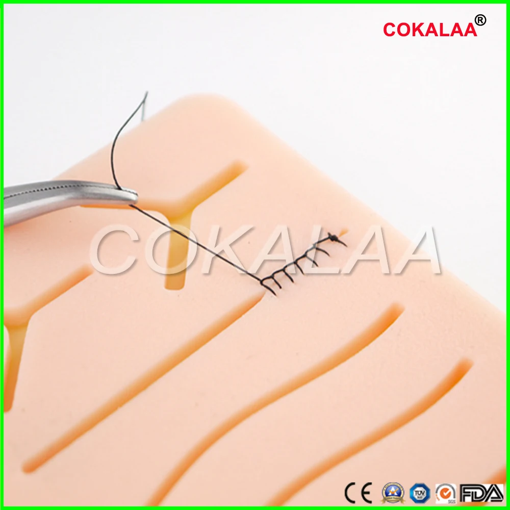 New skin suture model silicone anatomy with wound shape surgery practice COLKALAA | Красота и здоровье