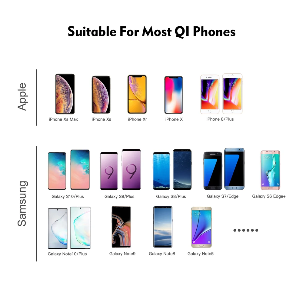 3 в 1 Qi Беспроводная зарядная док-станция для Apple Watch Airpods1 2 iPhone X XS XR Xs Max 8 8P 11 Pro Max, быстрый беспроводной зарядный блок
