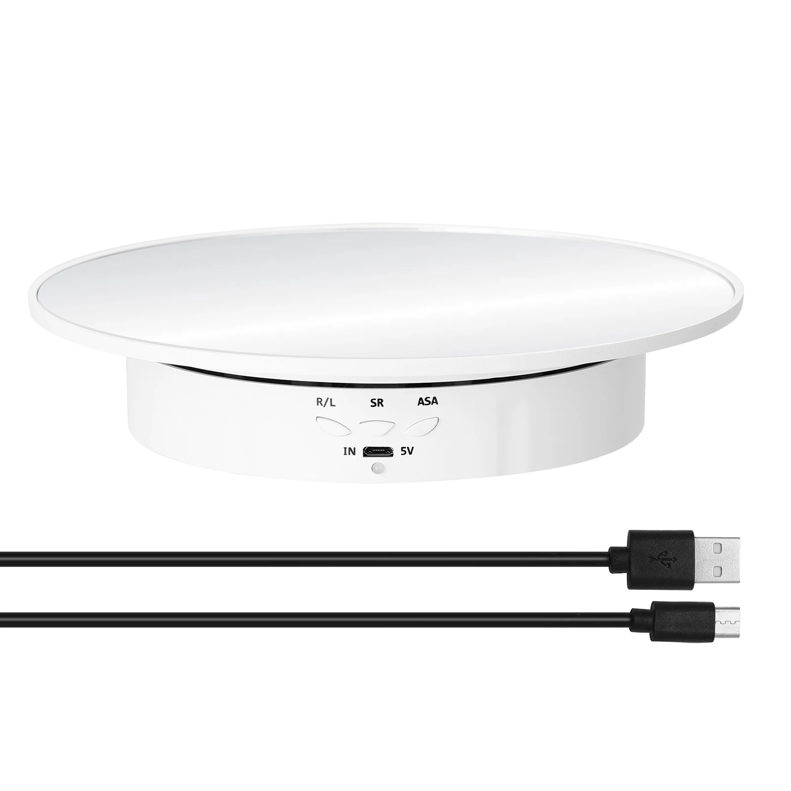

360 Degree Electric Rotating Turntable Display Turntable Stand for Video Photography Props Speed Adjustable Display Turntable
